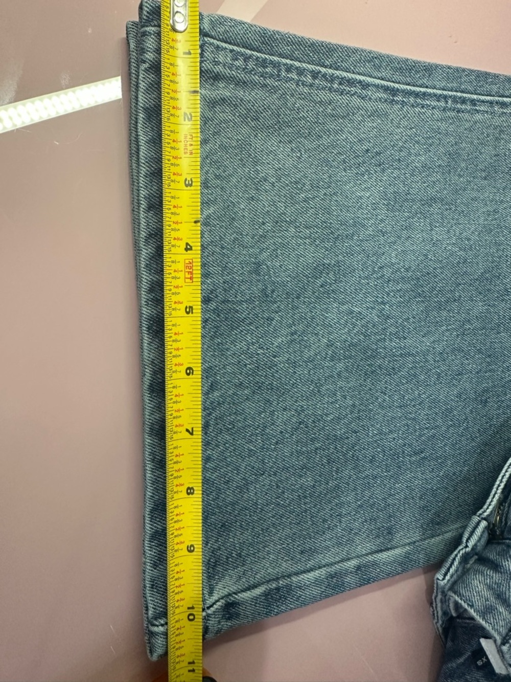 NWOT YOUNG BAGGY BLUE JEANS SIZE XS - Picture 3 of 11